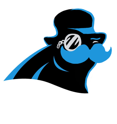 Carolina Panthers British Gentleman Logo DIY iron on transfer (heat transfer)